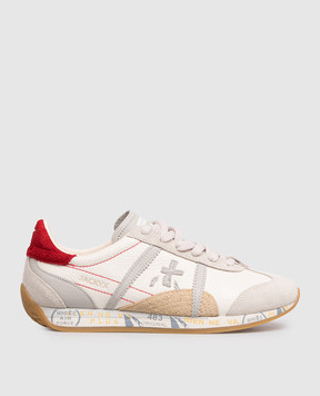 Premiata Jackyx ivory leather sneakers JACKYX25D8225