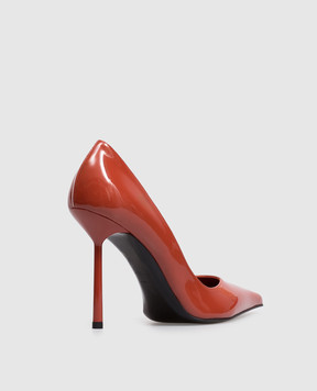 Le Silla Terracotta patent leather Bella shoes 4215C090BXPPGSM