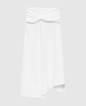 Victoria Beckham White ribbed skirt 1126JSK007082A