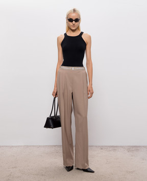 Casablanca Beige wool pants WPF26TR44801