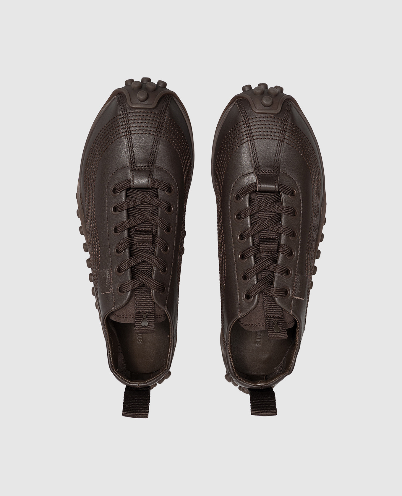 Mirage brown leather sneakers Ami Paris 4