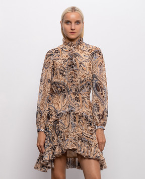 Etro Beige dress with ruffles WRHA066799SAS1P