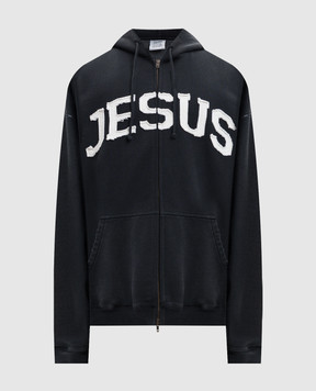 Vetements Black Jesus Christ sports jacket ME76ZU191BW