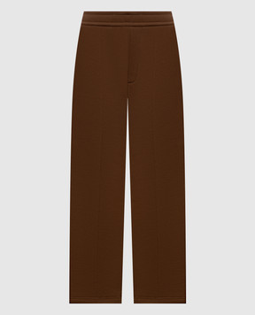 Ami Paris Brown insulated track pants UTR806749