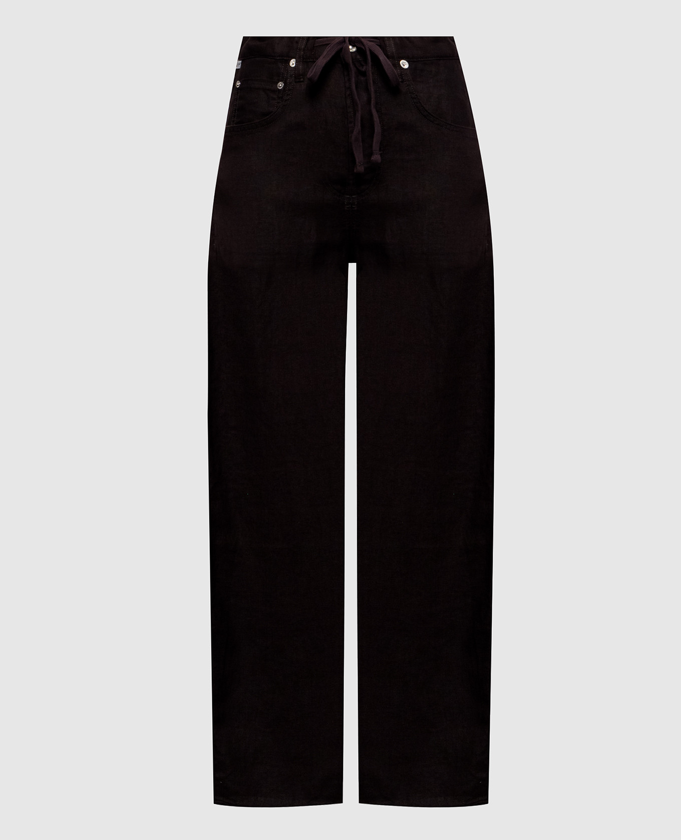 Brown linen pants