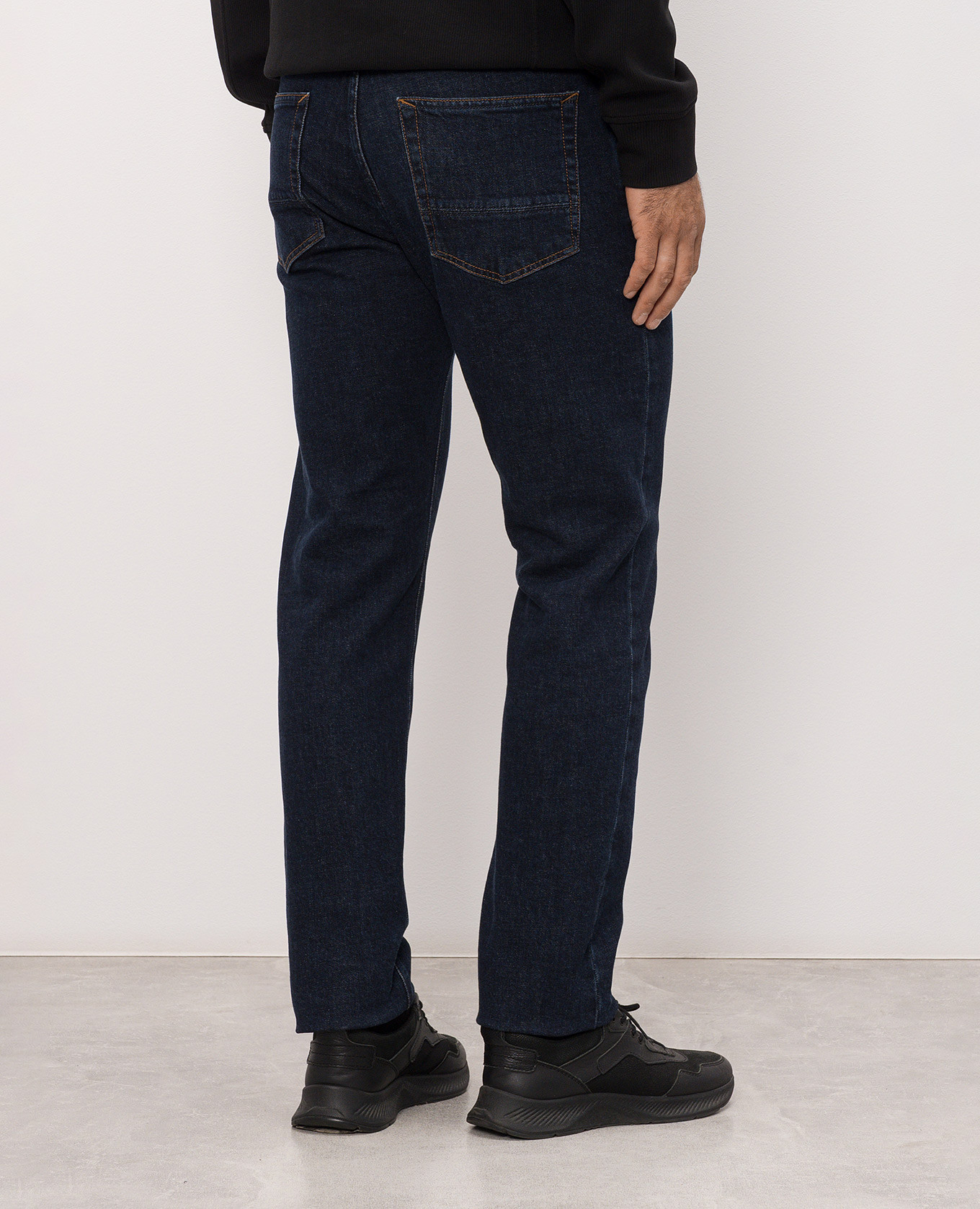 Blue jeans with a patch Stone Island 4