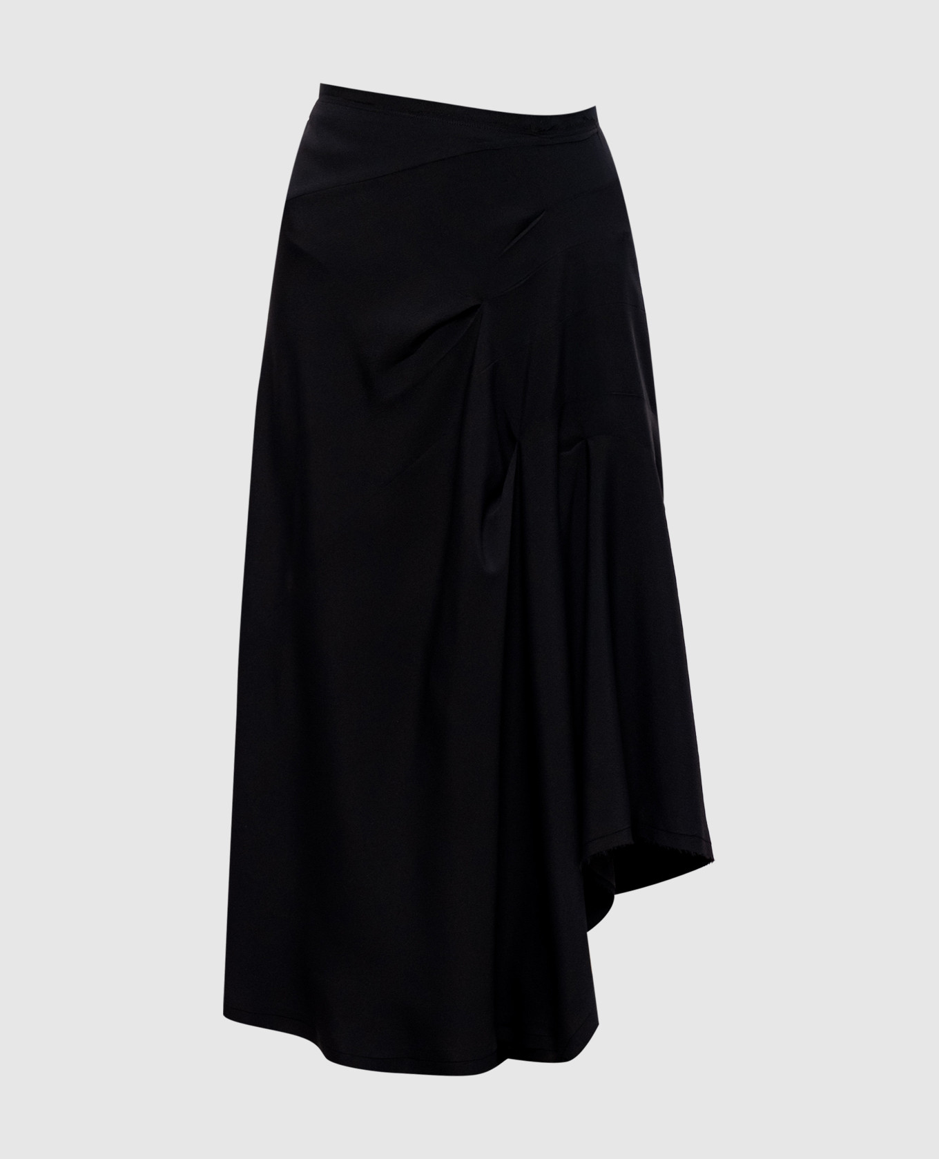Black silk skirt Marc Le Bihan