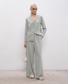 Max Mara Green MAGA silk pants MXPMAGA