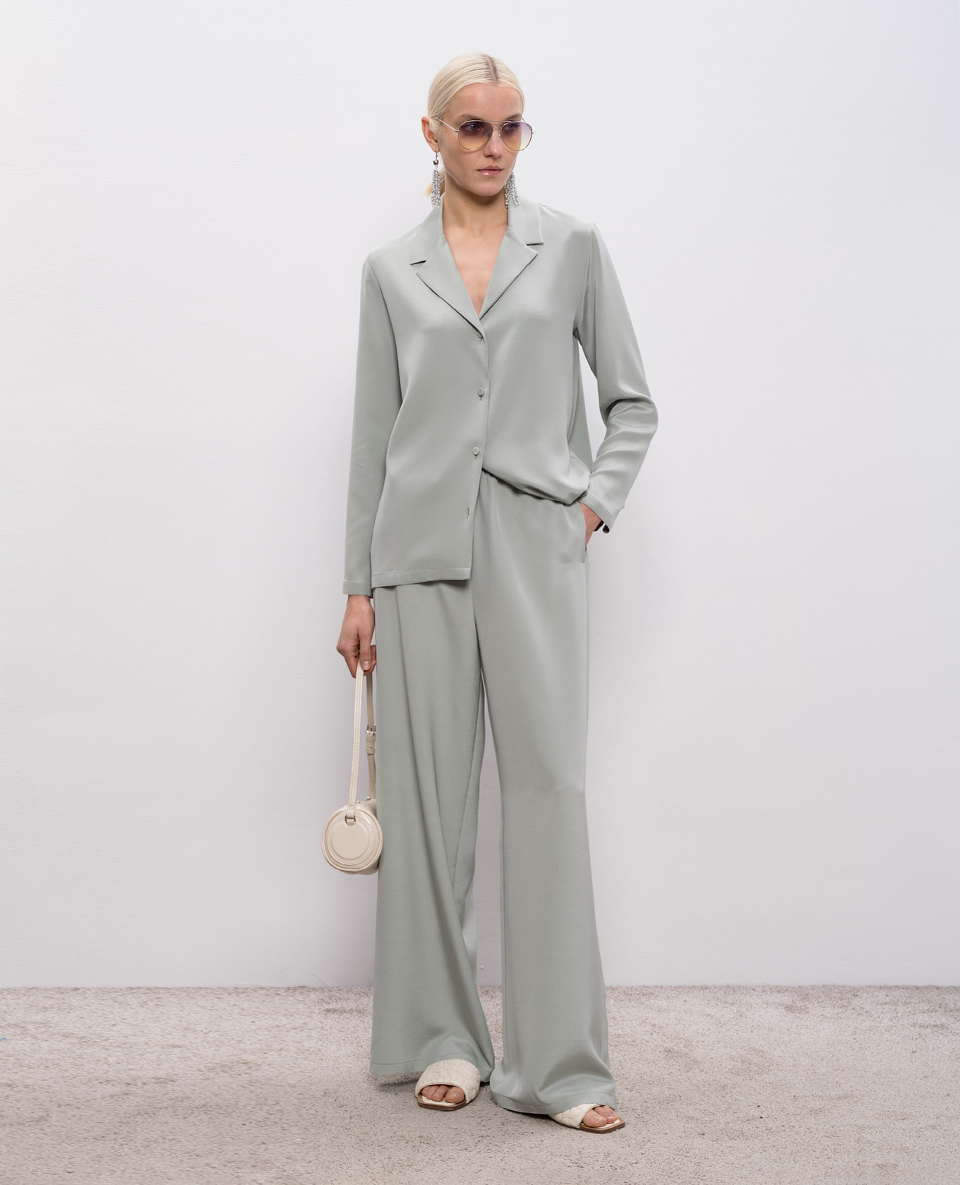 

Green MAGA silk pants Max Mara