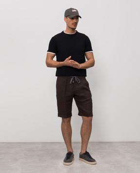 Woolrich Navy blue t-shirt with logo patch CFWOKN0355MRUF0787