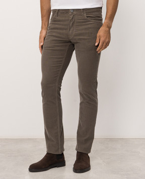 Stefano Ricci Brown corduroy pants MST63B0020T0231