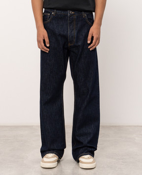 Off-White Blue jeans with embroidery 44MYA18JF26D004