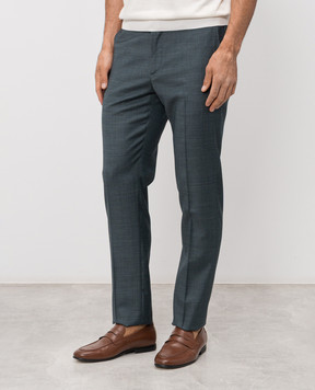 Stefano Ricci Green wool pants M1T610002AW0017U