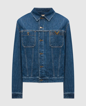 Valentino Blue denim jacket 8V3DC14FB6M
