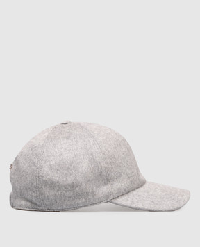 Stefano Ricci Gray cashmere cap MCV530016EC0001T