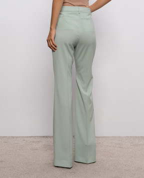 Max Mara Sportmax Green flared wool trousers HANGAR SPXHANGAR