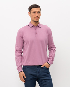 Stefano Ricci Pink polo shirt with monogram embroidery K313051P03F26146