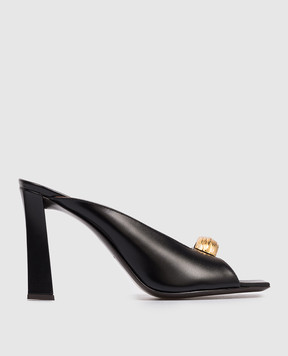 Giuseppe Zanotti Mya black leather mules E600027