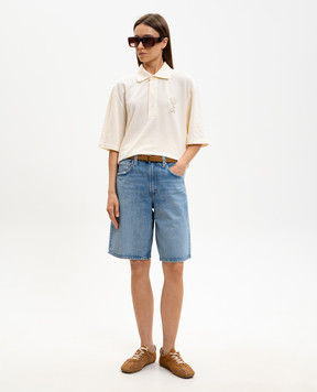 CITIZENS OF HUMANITY Court blue denim Bermuda shorts 22823025