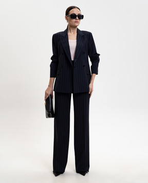 Max Mara Blue double-breasted ONAGRO wool jacket MSTONAGRO