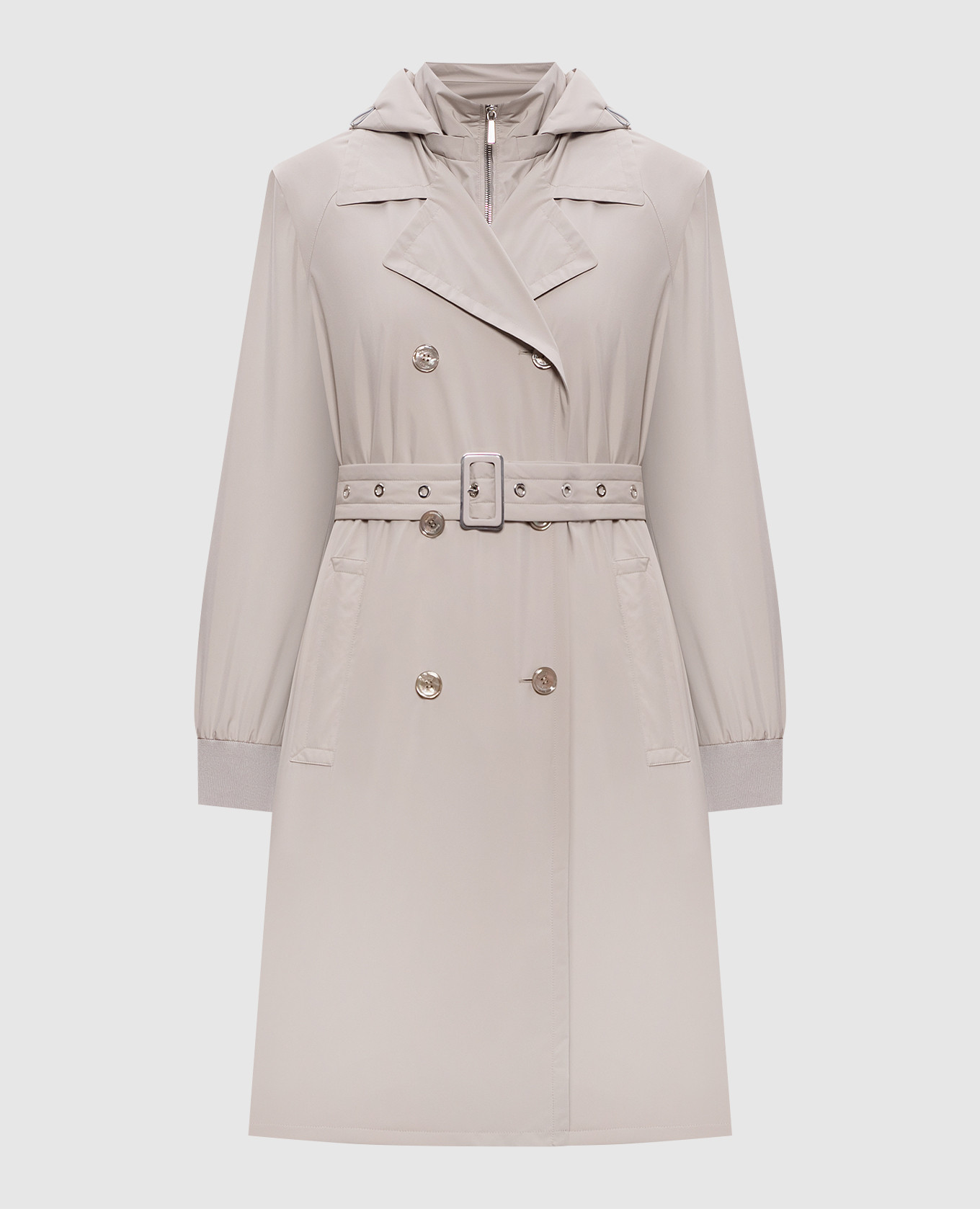 

Gray double-breasted raincoat CELESTIA MooRER, Grey