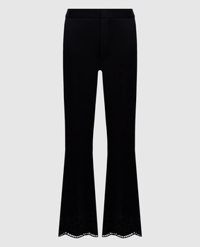 Twinset Black pants with embroidery 262TP2673