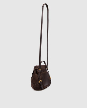 Gianni Chiarini Violette brown suede backpack BS12238CMPL