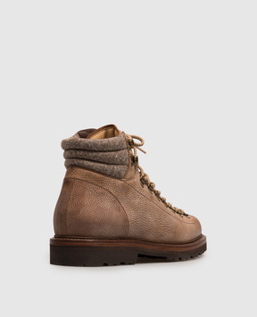 Brunello Cucinelli Brown leather boots MZURCCS890