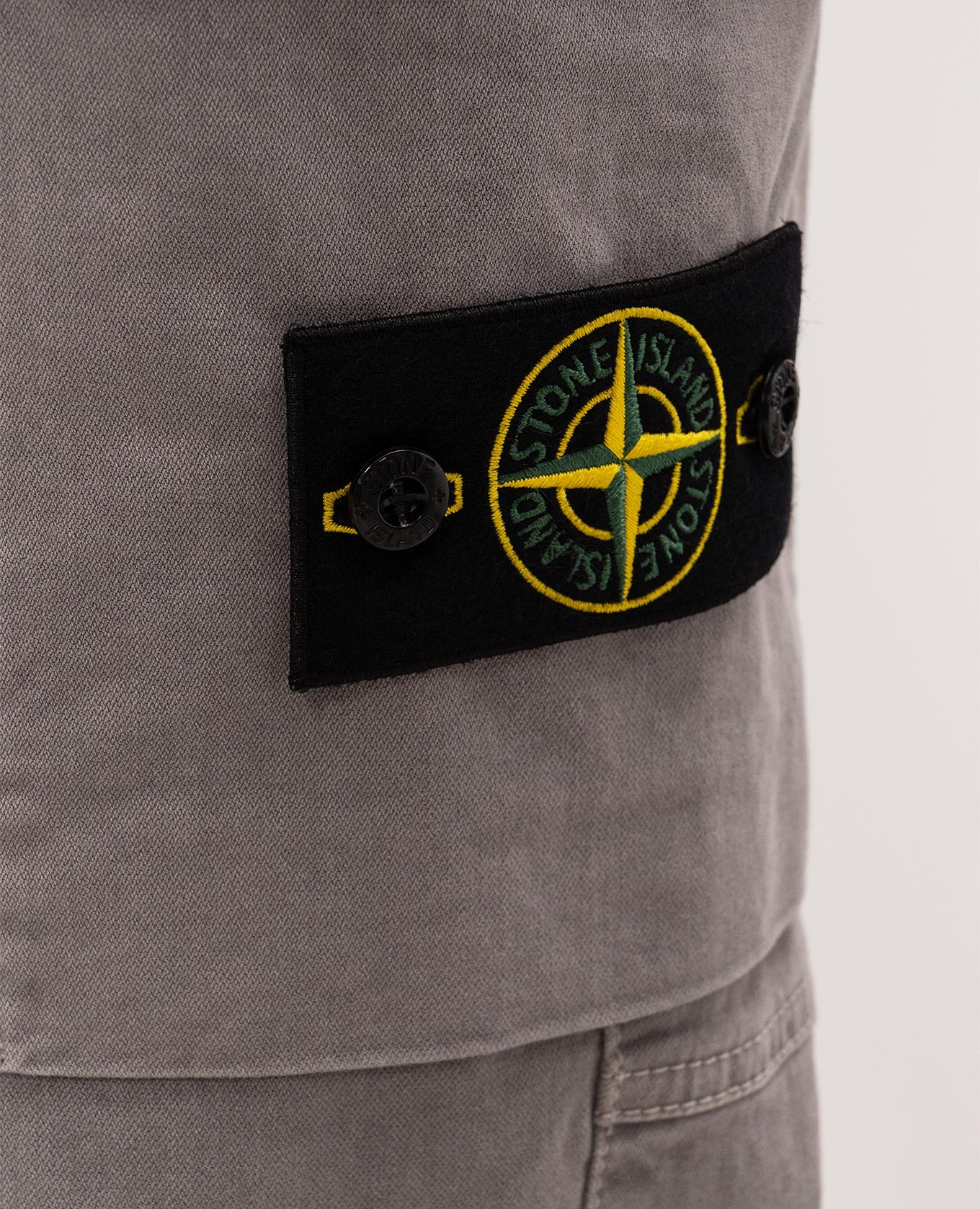 Grey joggers with logo patch Stone Island 5