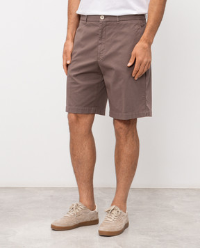 Brunello Cucinelli Brown cotton shorts M289LU0010