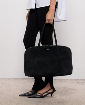 Toteme Black suede tote bag 252WAL0082LE0004