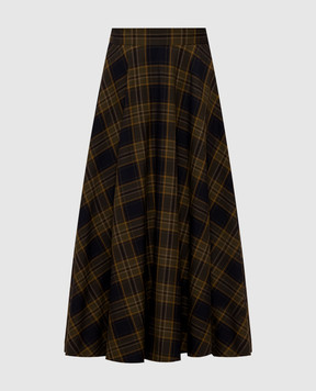 Max & Co MICIO green checkered skirt MCOMICIO