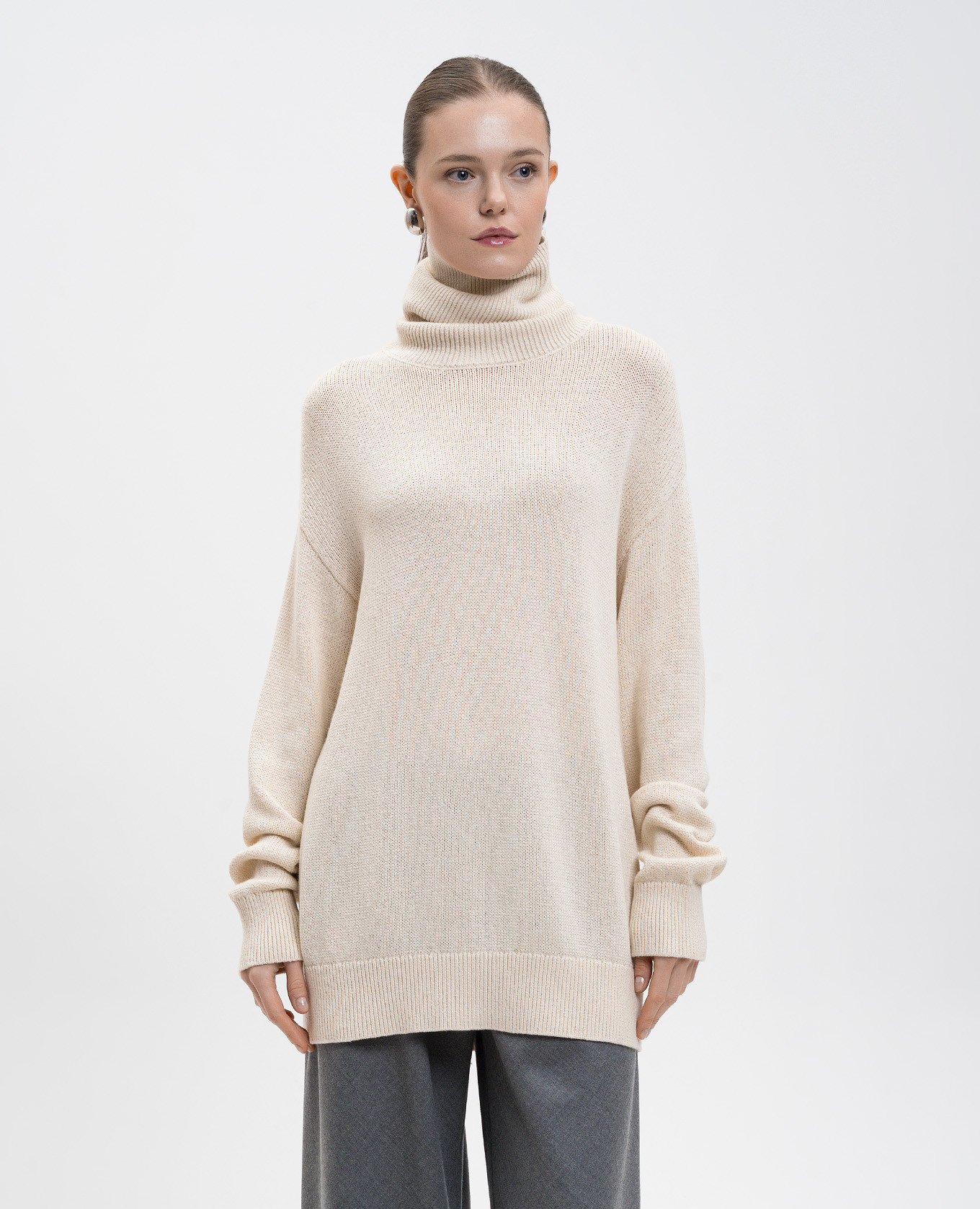 Beige cashmere sweater Toteme 3