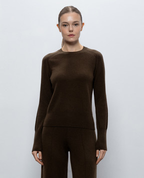 JOSEPH Melby brown cashmere jumper JF010102