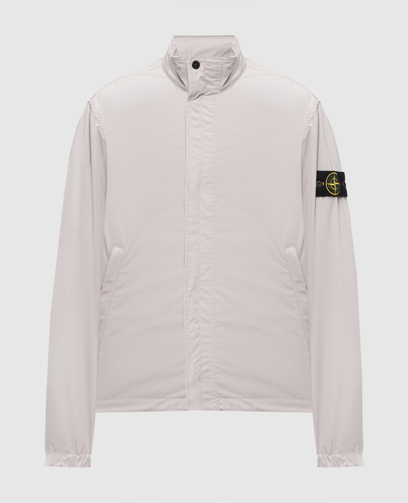 

Grey jacket with logo Stone Island