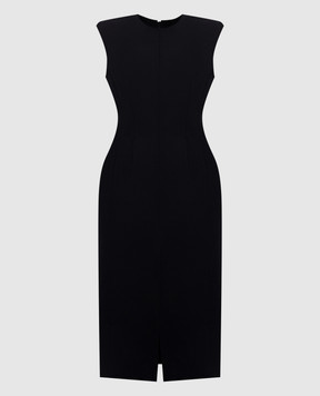 Thierry Mugler Black wool dress 26F1RO18691020