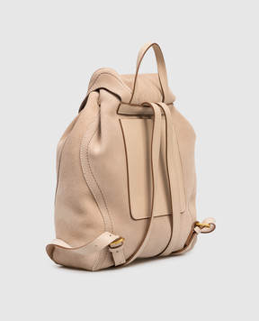 Gianni Chiarini Beige suede backpack Violette ZN12237CMPL