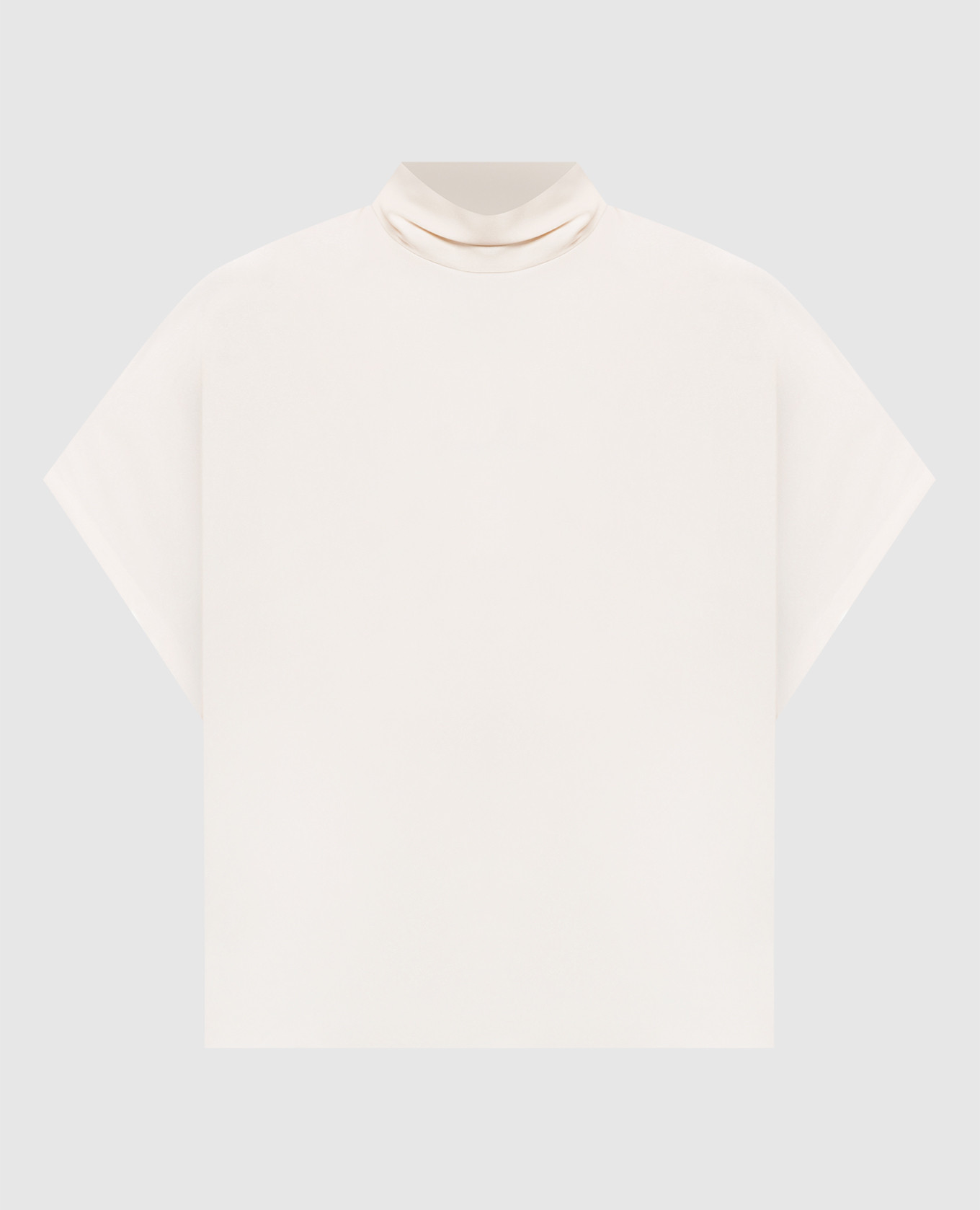 Ivory silk blouse