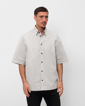 Bottega Veneta Gray short-sleeved shirt 852469V6CV0