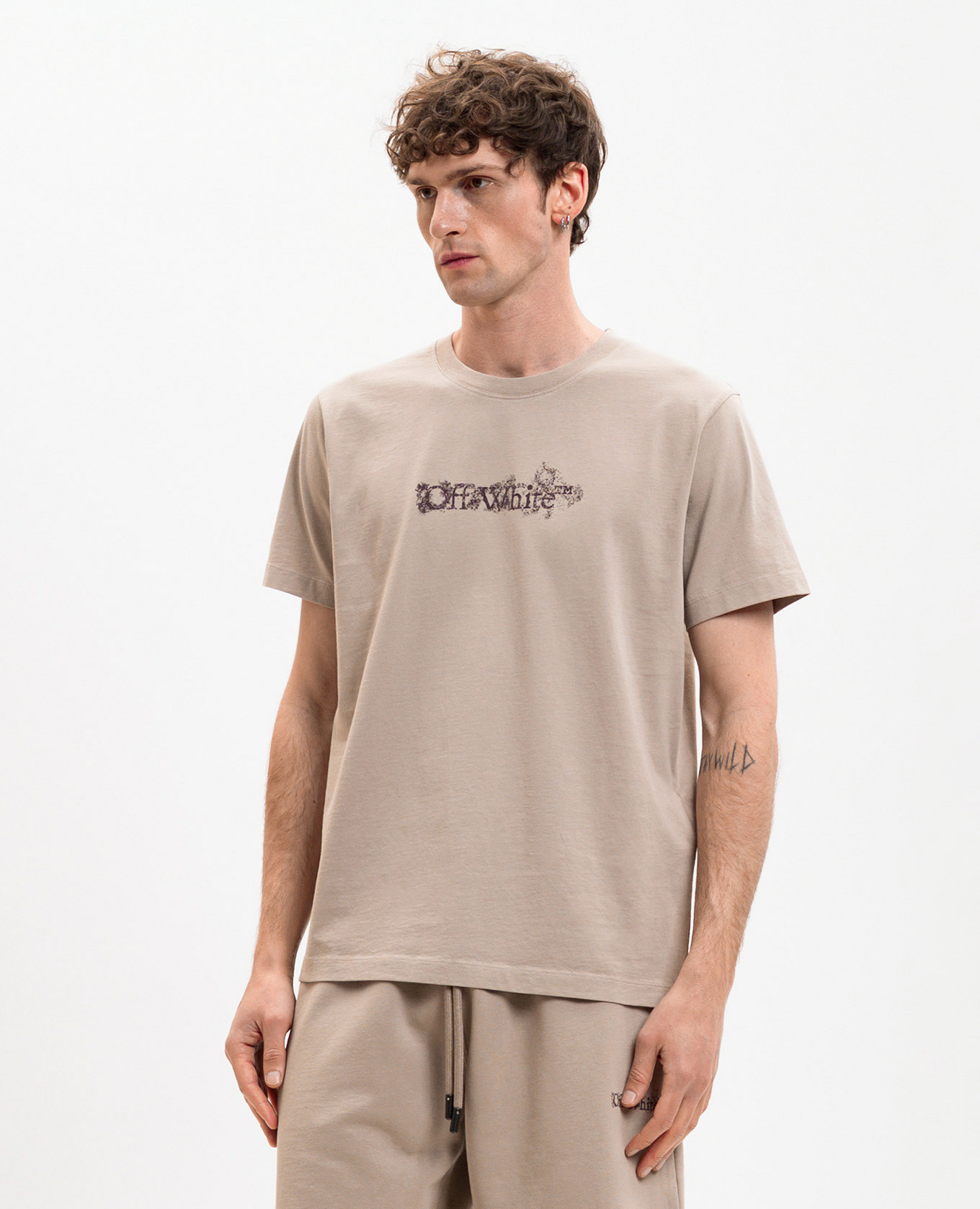 

Beige Heraldic Arrow T-shirt Off-White