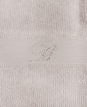 Blumarine Home Set of gray terry towels Risveglio with crystals 5 pcs W0000250021