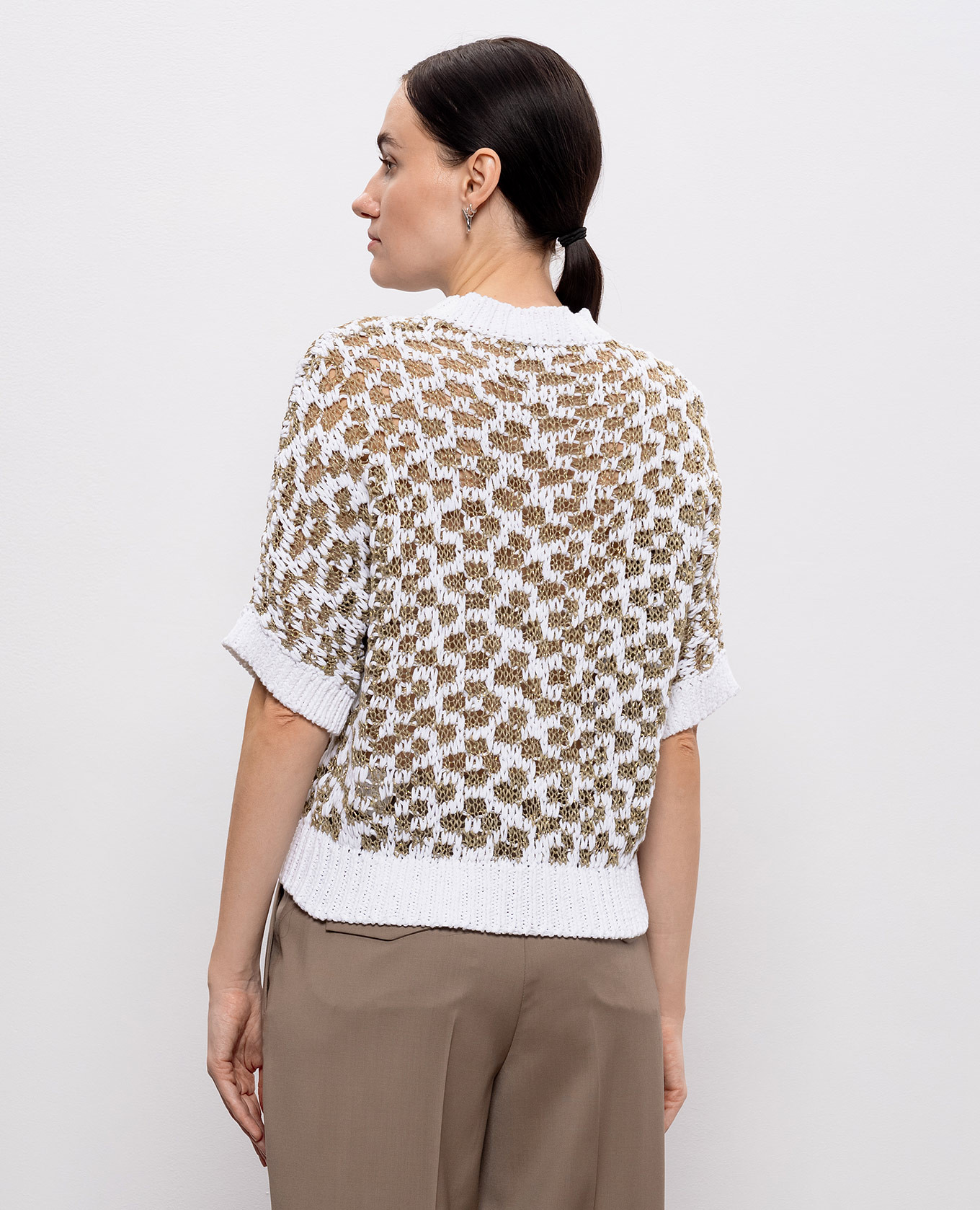 Lurex patterned top Peserico 4