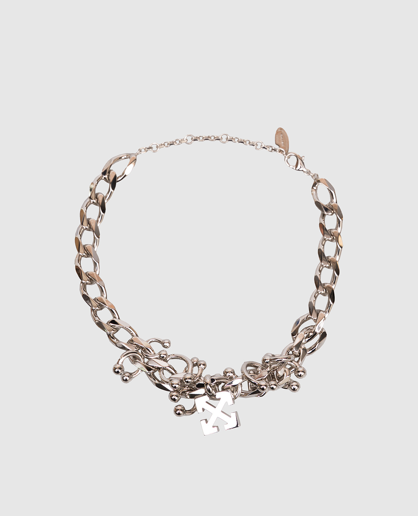 

Silver Choker Chain Piercing Off-White