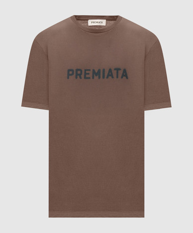 Brown T-shirt with print