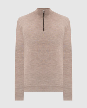 Stefano Ricci Beige wool, silk and cashmere jumper KE08004L01E26374
