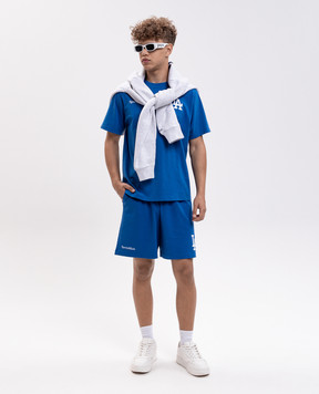 Sporty & Rich Dodgers Serif Blue T-Shirt TO119714669BL120