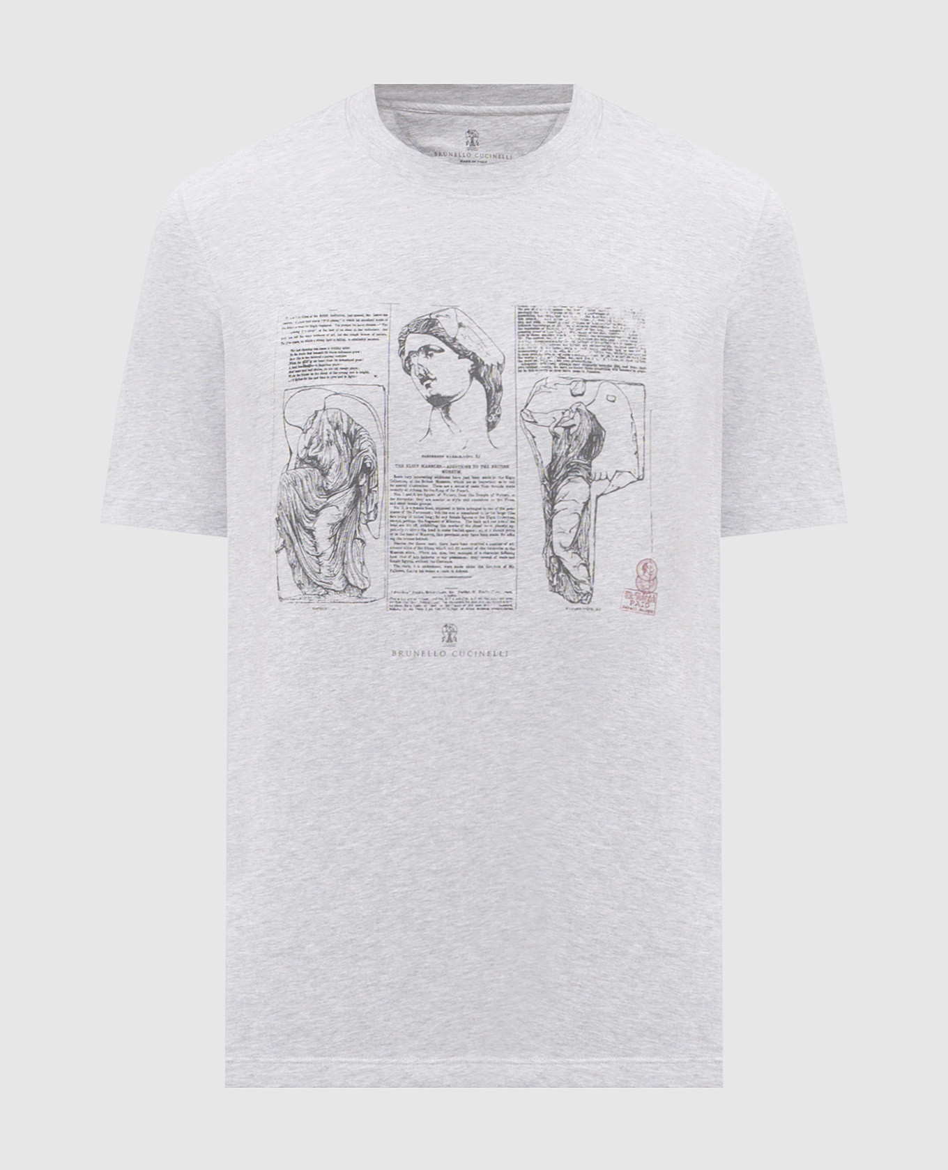 Grey melange T-shirt