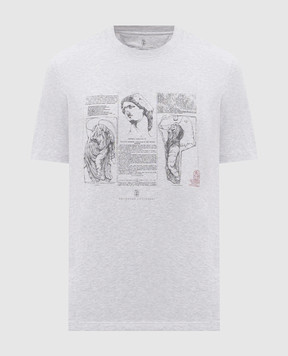 Brunello Cucinelli Grey melange T-shirt M0B138517