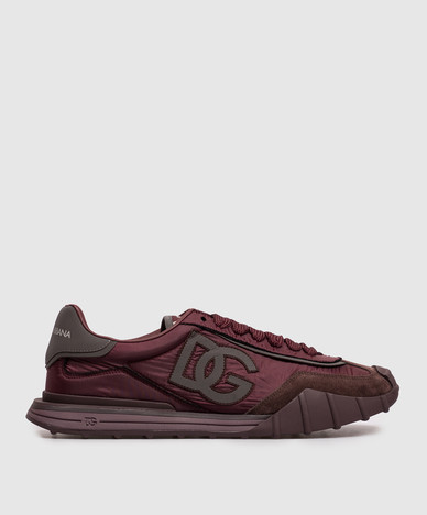 Dg Athletic burgundy sneakers
