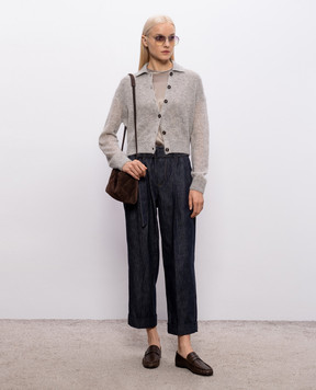 Brunello Cucinelli Beige silk blouse M0C59DE310